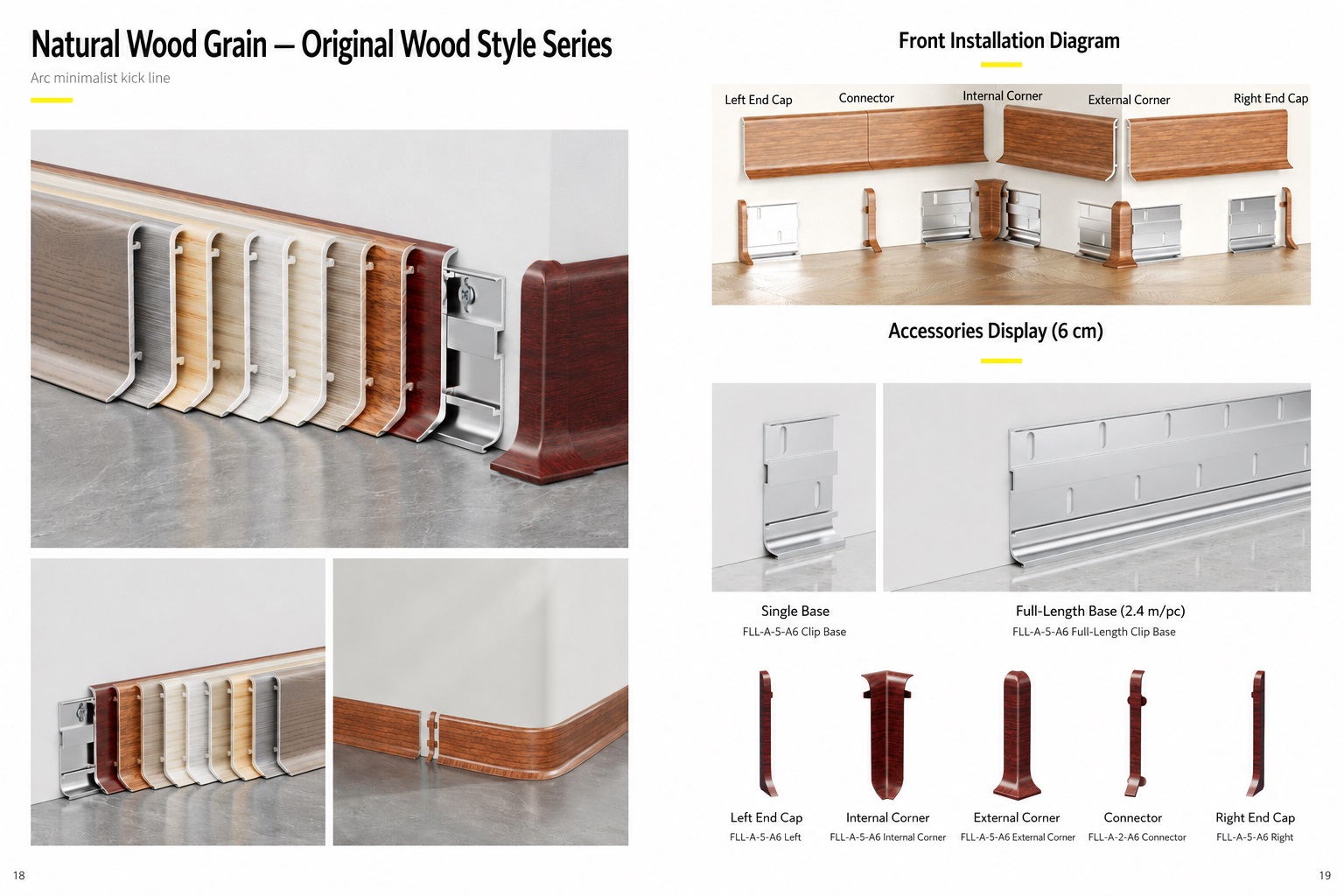 Skirting Line - Wooden Wind Series - Flooring | CHEERFUL Kenya detail view